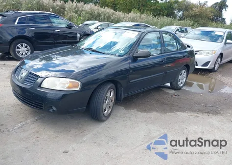 2004 Nissan Sentra 1.8S z USA, uszkodzony, nr VIN 3N1CB51D54L844388